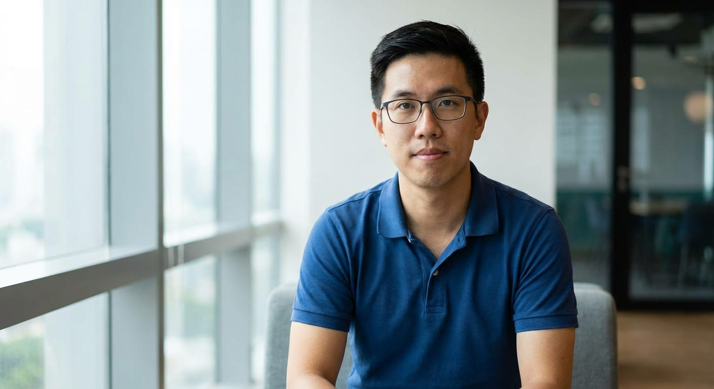 Портрет Ерлана Омарова, специалиста по данным проекта SpectraTech Analytics